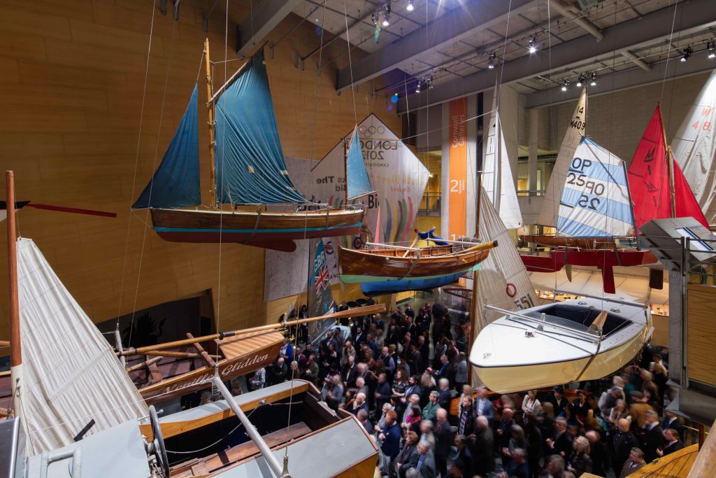 A view of The Main Hall at The National Maritime Museum Cornwall in Falmouth by Luke Hayes