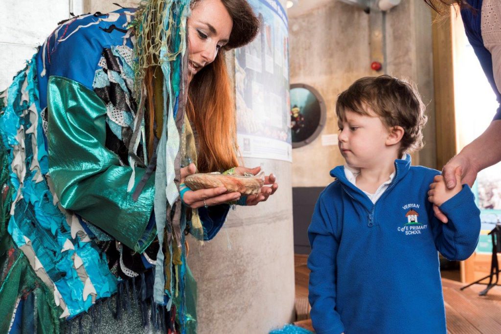 Under the sea schools programme at The National Maritime Museum Cornwall by Paul Abbitt 2017